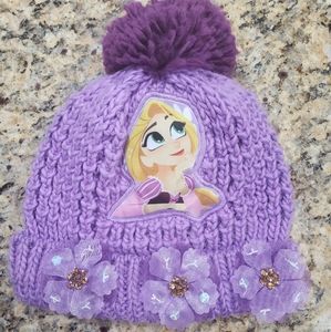 EUC Disney Rapunzel Hat Beanie Winter Hat